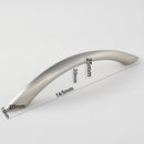 H-009-128 Arch - Black Nickel/ Satin Nickel Finished Handle -overall 6½"