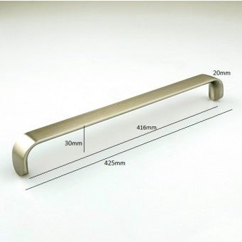 H-208 BSS Pull - Satin Nickel Finished Handle  (5 Size Available)