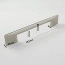 EUROFIT Handle / H-254 Reflection / Brushed Nickel  BSS (5 Size Available)