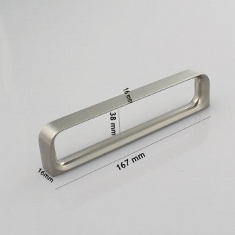 H-303-160 Ultimate - Satin Nickel/Chrome Finished (L167 x W16 x H38 mm) Handle