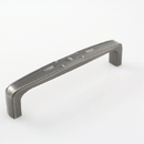 H-344 Series Dramatic - Antique Silver/Oil Brushed Finished (L136 x W17 x H38 mm) Handle