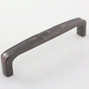 H-344 Series Dramatic - Antique Silver/Oil Brushed Finished (L136 x W17 x H38 mm) Handle