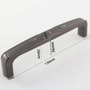 H-344 Series Dramatic - Antique Silver/Oil Brushed Finished (L136 x W17 x H38 mm) Handle