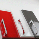 H-444 CP Triangel Chrome Finished Handle (3 Size Available)