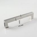 H-502 BSS Perfect Symmetry Satin Nickel Finished Handle (7 Size Available)