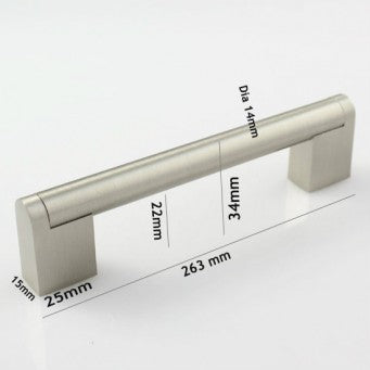 H-508B Effective Satin Nickel Finished Handle (6 Size Available)