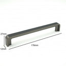 H-61364  Matt Black Chrome/ Satin Nickel/ Oil Brushed Finished Handle (2 Size Available)