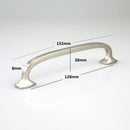 H-61367 Motif Handle Satin Nickel/ Matt Black Chrome Finished Handle (2 Size Available)