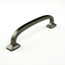 H-61367 Motif Handle Satin Nickel/ Matt Black Chrome Finished Handle (2 Size Available)