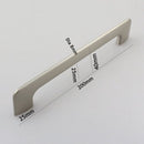 H-64978-160 EFFORTNESS Satin Nickel/Chrome Finished Handle (2 Size Available)