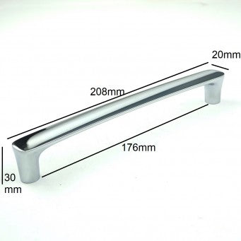 H-65804 CP Handle/Pull - Chrome (2 Size Available)