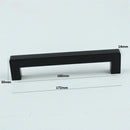 H-69501 BK Futuristic Black Nickel Finished Handle (4 Size Available)