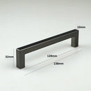 H-71107-128MBC Matt Black Chrome Finished Handle