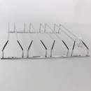 Wine Glass Hanger Under Cabinet Stemware Holder W4¼" x D13½" x H2⅝", 1 Row/ 2 Row/ 4 Row