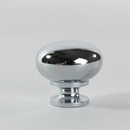 K-073BSS Illustration Knob (Diameter 32 x H22mm) Satin Nickel/Black Chrome/Chrome Finished
