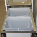 Naber Germany Waste Bin Interior W16.25"/W18.25"* D20.5"* H23" (WB-218/ WB-220)