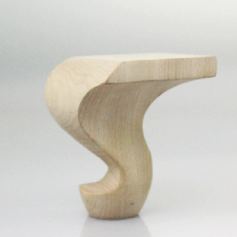 Maple Material Vanity Leg W2-3/4" x D2-3/4" x H4", H6"  (2 Size Available)