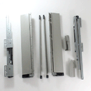 Eurofit Soft Close Drawer H140mm with railing Standard Double Wall Drawer SD-B140 (5 Size Available)