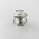 K-179B Exotic Knob (Diameter 32 x H25mm) Antique Silver/Black/Satin Nickel Finished