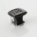 K-326 Symphony Knob - (L31 x W31 x H24mm) Antique Silver/Oil Brushed Finished