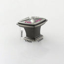 K-354AIH Dramatic Knob - (L31 x W31 x H24mm) Antique Silver/Oil Brushed Finished