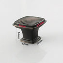 K-358ORB Sophisticated Knob - (L31 x W31 x H24mm) Oil Brushed/Antique Silver Finished