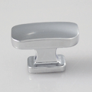 K-417 Luxury Knob - (L37 x W23 x H18mm) Satin Nickel/ Chrome/ Rose Gold Finished