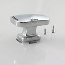 K-417 Luxury Knob - (L37 x W23 x H18mm) Satin Nickel/ Chrome/ Rose Gold Finished