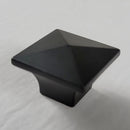 K-264 Dazzle Knob - (L32 x W32 x H22)  Black Nickel