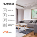 7.2W 50W Equivalent PAR20 Dimmable LED Bulb E26 520 Lumens 40º Beam Angle - LIVINGbasics™(3000K/5000K)