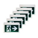 Pictogram Emergency Exit Sign IP40 Backup Battery 120/347V Input (ES-P-120/347)