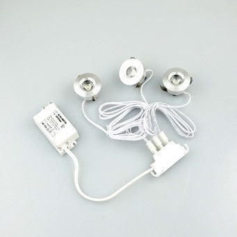 LED Mini Spot light 3-pc Set (Warm Light) - LD-GLCL2W-WW-3X