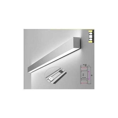 LED 40W  Up and Down Linear Light 4000K 100-240VAC, UL & cUL Listed White/Black Shell
