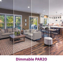 7.2W 50W Equivalent PAR20 Dimmable LED Bulb E26 520 Lumens 40º Beam Angle - LIVINGbasics™(3000K/5000K)