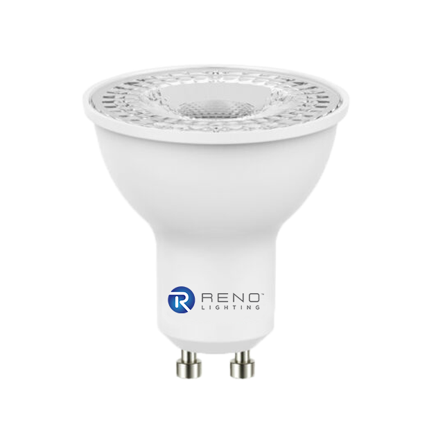 RENO Lighting: LED GU10 Flood 6.5W-480LM  Dimmable 3000K/4000K/5000K