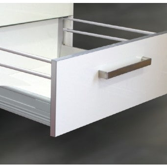 Eurofit Soft Close Drawer H204mm with railing STANDARD DOUBLE WALL DRAWER SD-B204 (5 Size Available)