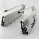 Eurofit Soft Close Drawer H140mm with railing Standard Double Wall Drawer SD-B140 (5 Size Available)