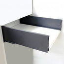 FIT-BOX Slim Wall Soft Close Drawer H118mm Dark Grey  SL-118 N (6 Size Available)