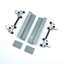 FIT-BOX Slim Wall Soft Close Drawer H167mm White/Silve Gray  SL-167  (3 Size Available)