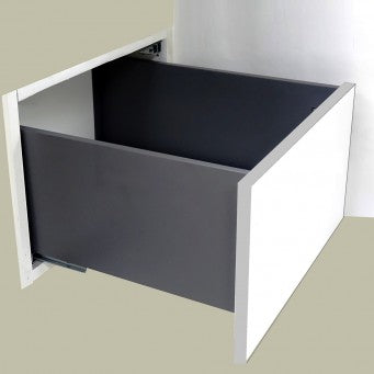 FIT-BOX Slim Wall Soft Close Drawer H199mm Dark Gray  SL-199 N (2 Size Available)