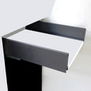 FIT-BOX Slim Wall Soft Close Drawer H86mm Dark Grey SL-86 N (6 Size Available)