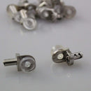 Shelf Support for Glass Panel w/ clear silicone, Pin Diameter 5mm - SP-14