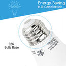 A19 Dimmable LED Bulb 9W 60W Equivalent E26 3000K Warm White 800 Lumens (A19-9W-30K-S6-D)