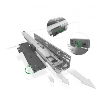 Dynapro TMSC Tipmatic Soft Close Slide 40Kg (8 Size Available)