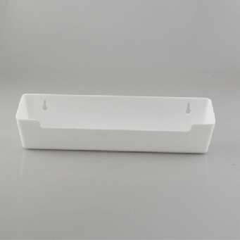 Tip-out Soap Tray - Plastic - White W12"/ W15"x D2⅜" x H3 (TP-12/ TP-15)
