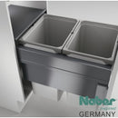 Naber Germany Waste Bin Interior W16.25"/W18.25"* D20.5"* H23" (WB-218/ WB-220)