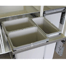 Naber Germany Waste Bin Interior W22.25" D20.5" H23" - WB-324