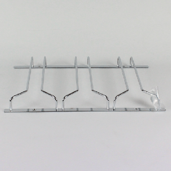 Wine Glass Hanger Under Cabinet Stemware Holder W5½" x D10½" x H1⅝" , 1 Row/ 2 Row/ 3 Row
