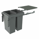 Qubika INOXA Italy Waste Bin Interior W16.25" D20" H23" - XQU-218