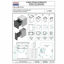 Qubika INOXA Italy Waste Bin Interior W10.25" D20" H15" - XQU-212
